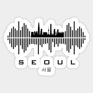 Seoul (서울) Soundwave Sticker